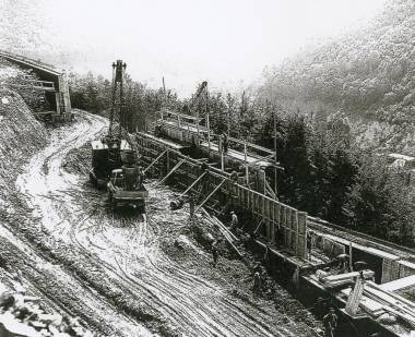 Trassierung zwischen Todsburg und Lämmerbuckel