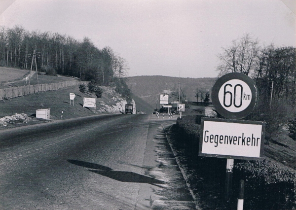 Gegenverkehr auf dem Albabstieg